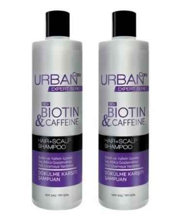 Urban Care Hair Root Strengthening Fast Growth Shampoo Biotin and Caffeine 2 Pieces