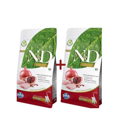 N & D 2-Pack Grain-Free Kitten Cat Food 1.5 Kg (total 3 Kg)