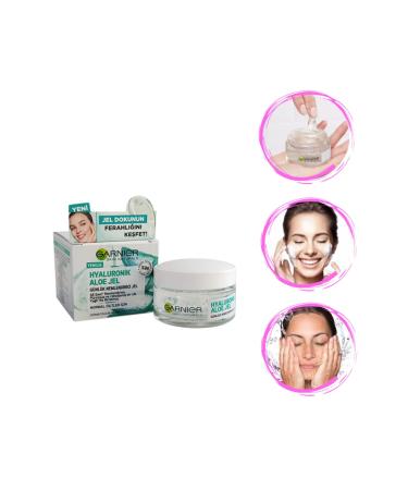 Garnier Hyaluronic Aloe Gel 50 Ml - Daily Skin Moisturizer Product - Buy Online on GoSupps.com