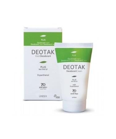 Deotak Plus Tea Tree Oil Cream Deodorant 35ml