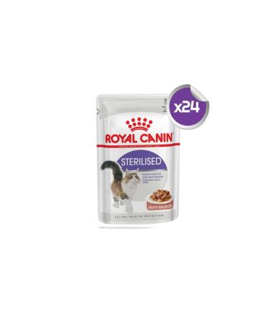 Royal Canin Sterilized Gravy Canned Cat Food 85 Gr 24 Pieces