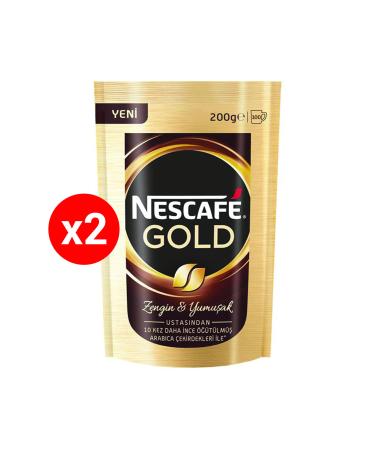 Nescafe Gold Coffee Bag 200 Gr - Pack of 2