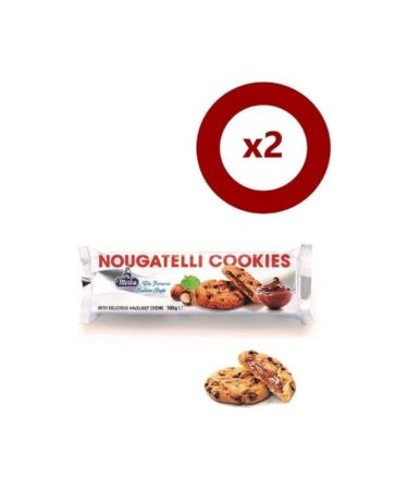 Merba Nougatelli Cookies 175 Gr Set of 2