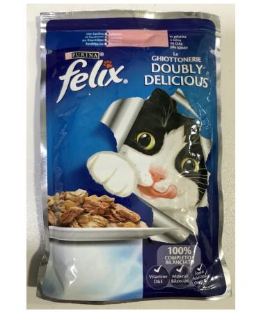 FELIX Double Flavor Salmon Sardine Fresh Pouch Food