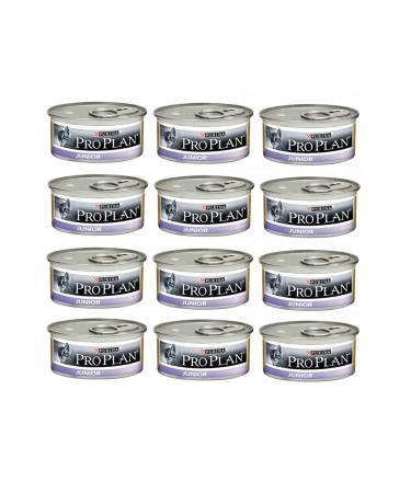 Pro Plan Pro Plan Junior Chicken Kitten Canned Food 85 Gr 12 Pieces