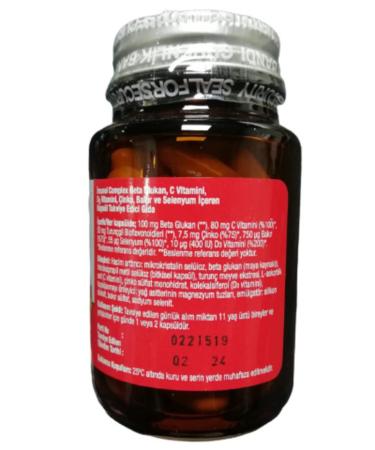Ocean Imunol Complex (Security Bandroll) Beta Glukan 30 Capsules Unboxed - Buy Online on GoSupps.com