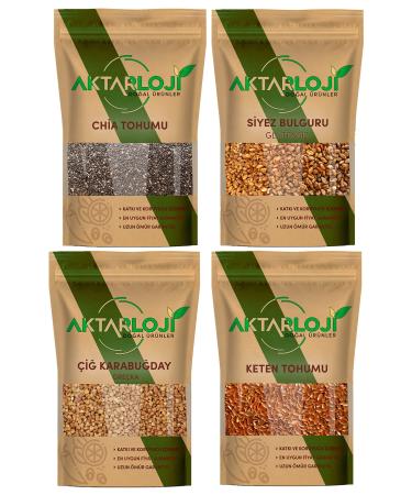 kg g raw buckwheat gre ka + 1 kg g quinoa seed + 1 kg g flax seed + 1 kg g chia seed