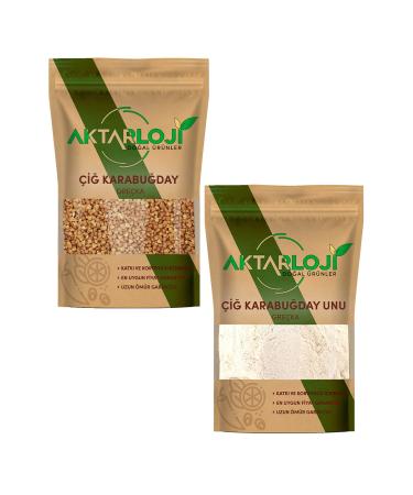 1 Kg Raw Buckwheat Gre ka + 1 Kg Raw Buckwheat Flour