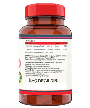 Nevfix Vitamin D Vitamin K 120 Tablets - Buy Online on GoSupps.com