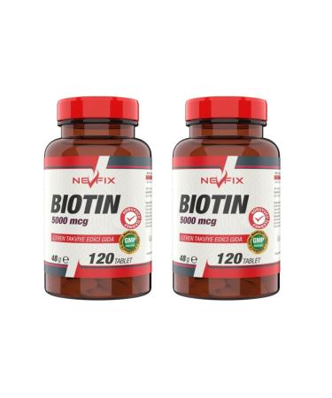 Nevfix Biotin 5000 Mcg 120 Tablets
