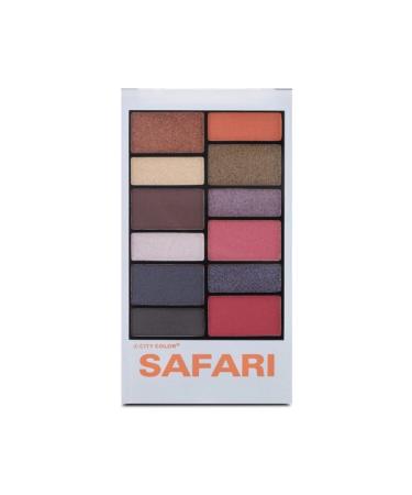 city color Safari Eyeshadow Palette 12 pack