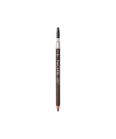 Note Cosmetics Eyebrow Pencil 02 Brown Eyebrow Pencil Kuattoprof