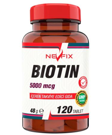 Nevfix Biotin 5000 mcg 120 Tablets