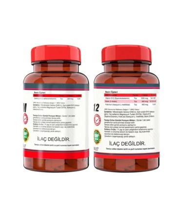 Nevfix Selenium 200 Mcg 120 Tablets Vitamin B12 Folic Acid Biotin 1000 Mcg 120 Tablets - Buy Online on GoSupps.com