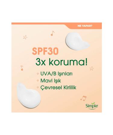 Simple Protect And Glow Spf 30 Moisturizing Cream 40 Ml - Buy Online on GoSupps.com