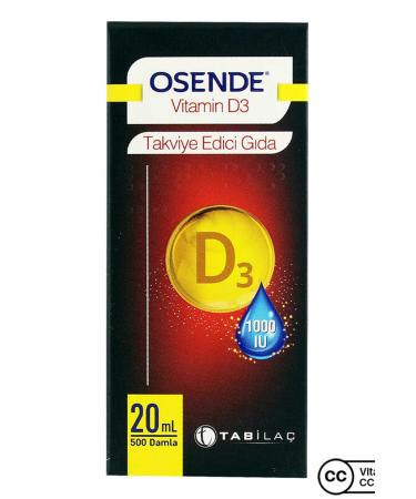 Osende Vitamin D3 20 ml Drops - Buy Online on GoSupps.com