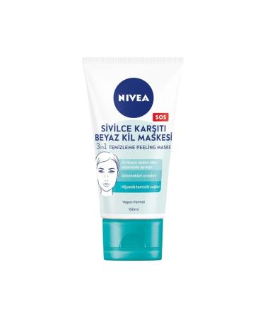 NIVEA Anti-Acne 3 in 1 White Clay Mask 150 ml