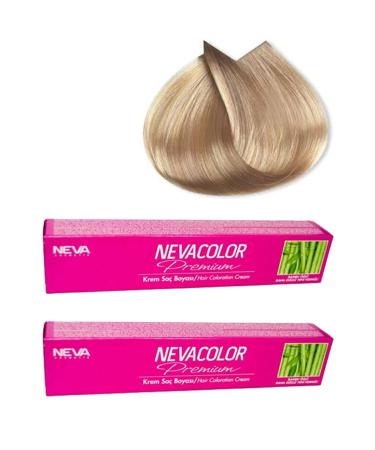 Neva Color Nevacolor Tube Paint 10.01 Extra Natural Ash Platinum Economical 2 Pack