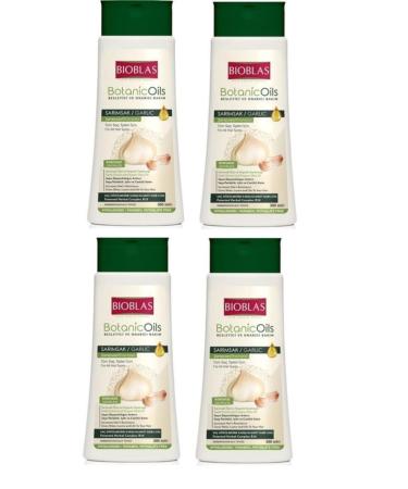 Bioblas Botanic Oils Shampoo Garlic 300ml X 4 Pieces