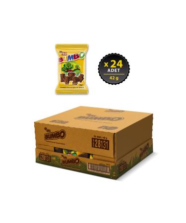 Eti Bumbo Orange Flavored Cocoa Biscuits 42 g x 24 Pieces - Buy Online on GoSupps.com