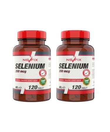 Nevfix Selenium Selenium 200 Mcg 120 Tablets X 2 Boxes