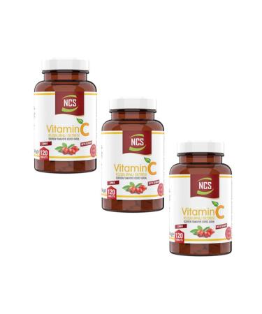 Ncs Vitamin C 1000 Mg Beta Glucan Zinc Rose 120 Tablets 3 Boxes