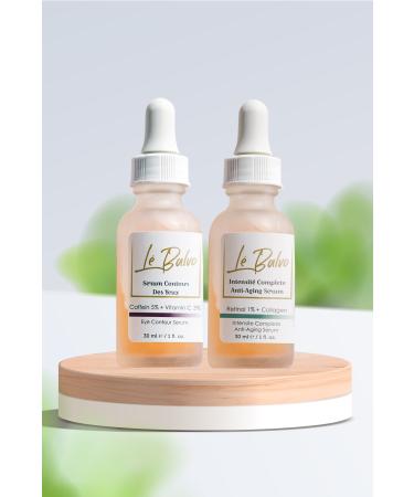 Le Balvo Anti-Aging Serum (retinol 1% Collagen) + Anti-Dark Eye Serum (caffeine 5%+egcg)