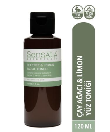 Sensatia Botanicals Tea Tree & Lemon Anti-Acne Facial Toner 120ml - Buy Online on GoSupps.com