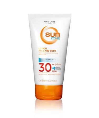 Oriflame Sun Zone SPF 30 High Protection Sun Lotion for Face and Body 150 ml Set of 2 5051205897360