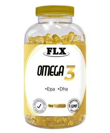 FLX 180 Softgel Fish Oil Omega 3 Fish Oil with Epa Dha Content