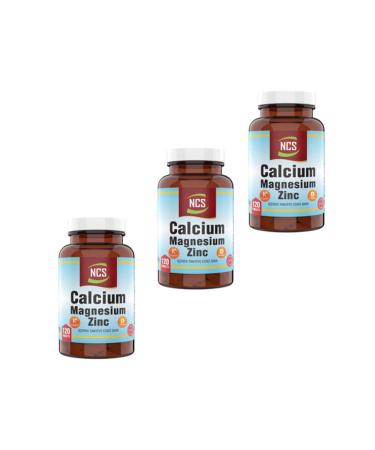 Ncs Calcium Magnesium Zinc Vitamin DK 120 Tablets 3 Boxes