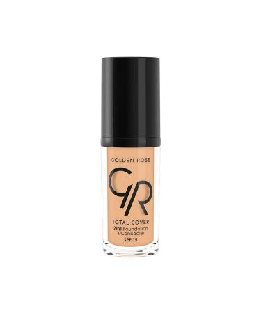 Golden Rose Total Cover 2in1 Foundation + Concealer No:07