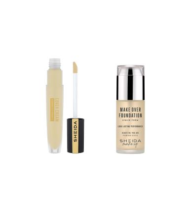 Sheida Cover Cream 53 Liquid Foundation 40(SET OF TWO)