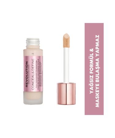 Revolution Conceal & Define F2 Foundation - Buy Online on GoSupps.com