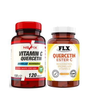 FLX Nevfix Quercetin120 Tablet & Quercetin Ester C 60 Tablets