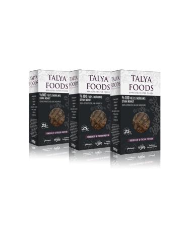 TALYA FOODS Sprouted Black Chickpea Pasta 3x200g