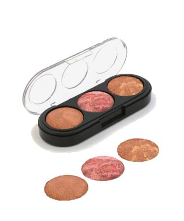 A LY COSMET CS Aily 3-Pack Terracotta Blush Palette