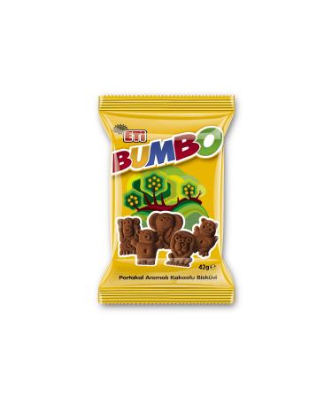 Eti Bumbo Orange Flavored Cocoa Biscuits 42 g x 24 Pieces - Buy Online on GoSupps.com