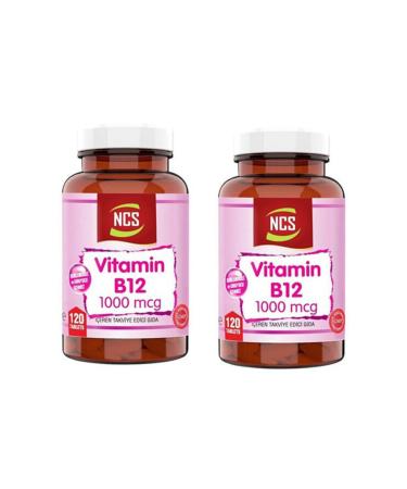 Ncs Vitamin B12 Methylcobalamin 1000 Mcg 120 Tablets 2 Boxes