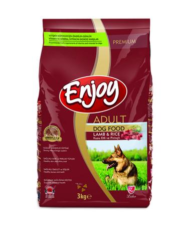 Enjoy Adult Lamb Rice Dog Food 3 Kg