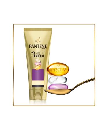 Pantene 3 Minute Miracle Hair Care Conditioner Superfood Thick and Strong 200 ml x 3 Pieces - Buy Online on GoSupps.com