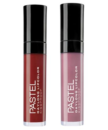 Pastel Matte Liquid Lipstick - Daylong Lipcolor Kissproof No 36-no 29 +biota Oil Gift