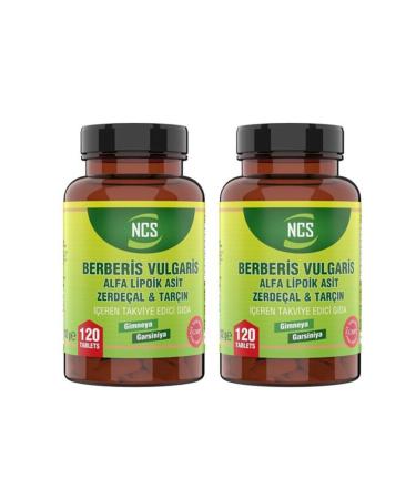 Ncs Berberis Vulgaris Alpha Lipoic Acid Turmeric 120 Tablets X 2 Boxes