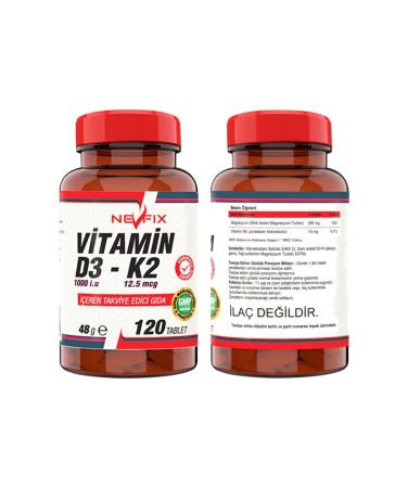 Ncs Omega 3 Fish Oil Lemon Flavored Vitamin D3-k2 120 Tablets - Buy Online on GoSupps.com