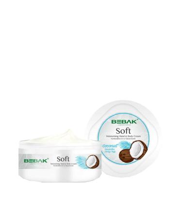 beautyoz Bebak Soft Moisturizing Hand and Body Cream Coconut 300 ml