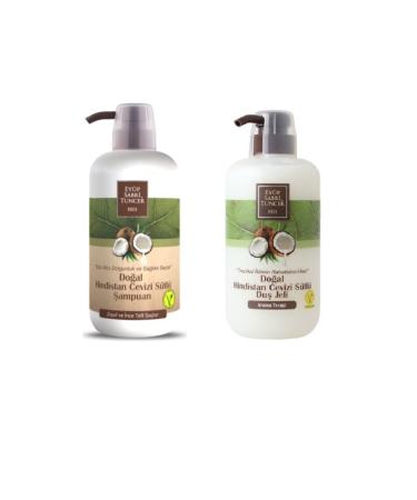 Ey p Sabri Tuncer Natural Coconut Milk Shampoo and Shower Gel 600 Ml