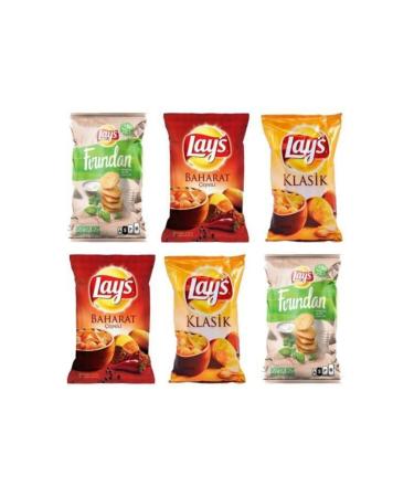 Lays Spice-Oven-Classic Mixed Group Chips 103 Gr X 6 Pcs