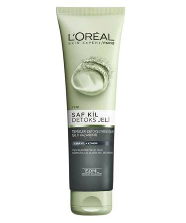 L'Oreal Paris Loreal Pure Clay Charcoal Detox Gel 150ml
