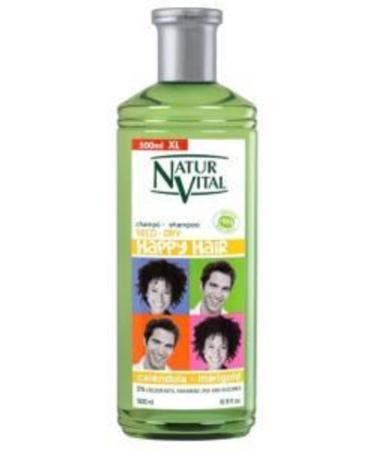 Natur Vital Happy Natural Shampoo for Dry Hair 500ml Family Size