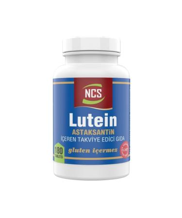 Ncs Lutein 15 Mg Astaxanthin 12 Mg 180 Tablets Zinc Supported Formula